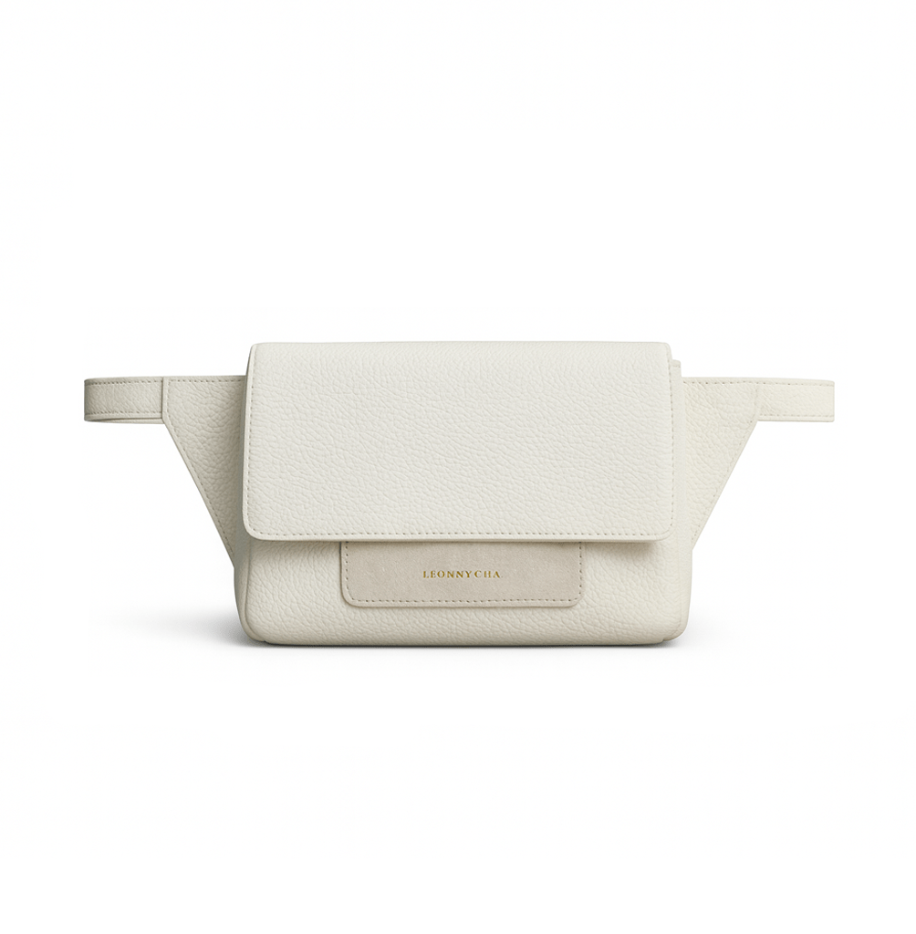 La Nomade – Banane en cuir unisexe, doublée cuir, artisanat français - Léonny Cha