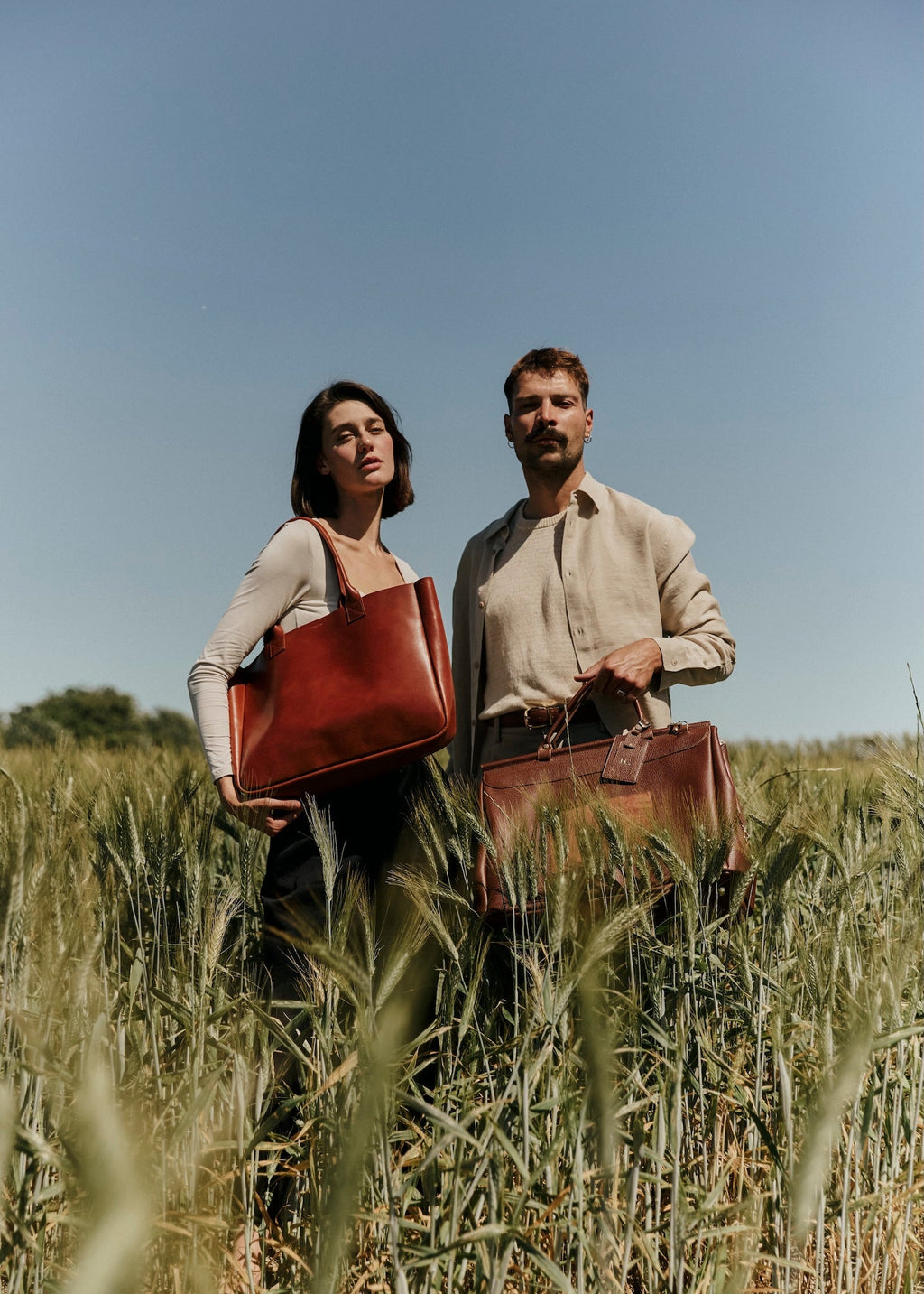 L’Escapade – Sac cabas en cuir sobre et pratique, fabrication artisanale française - Léonny Cha