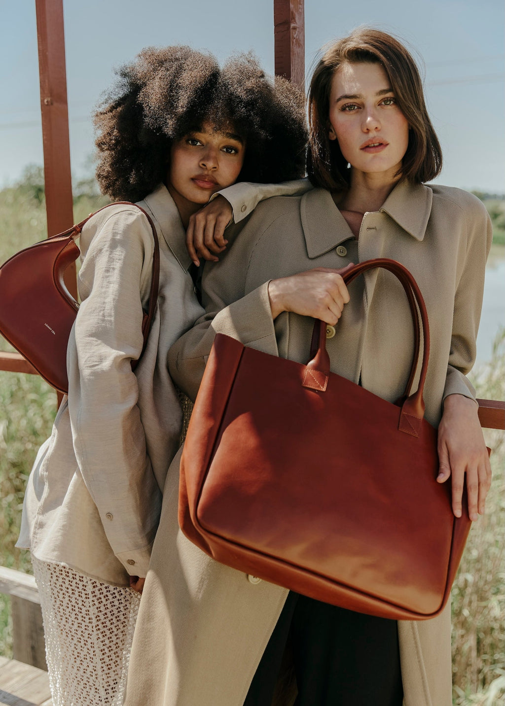 L’Escapade – Sac cabas en cuir sobre et pratique, fabrication artisanale française - Léonny Cha