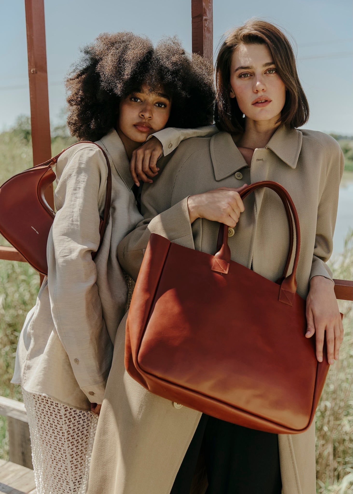 L’Escapade – Sac cabas en cuir sobre et pratique, fabrication artisanale française - Léonny Cha