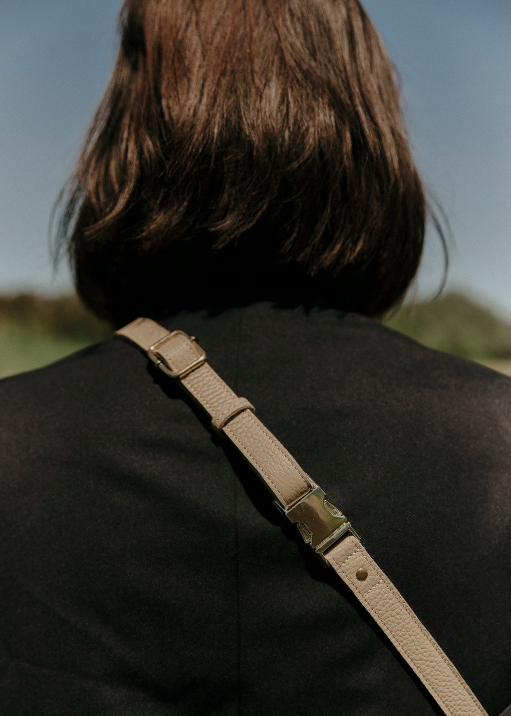 La Nomade – Banane en cuir unisexe, doublée cuir, artisanat français - Léonny Cha