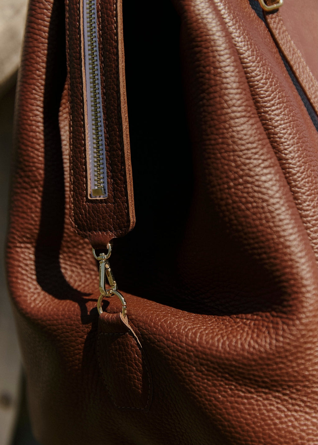 Le Rivage – Sac de voyage week - end en cuir unisexe, haut de gamme, made in France - Léonny Cha