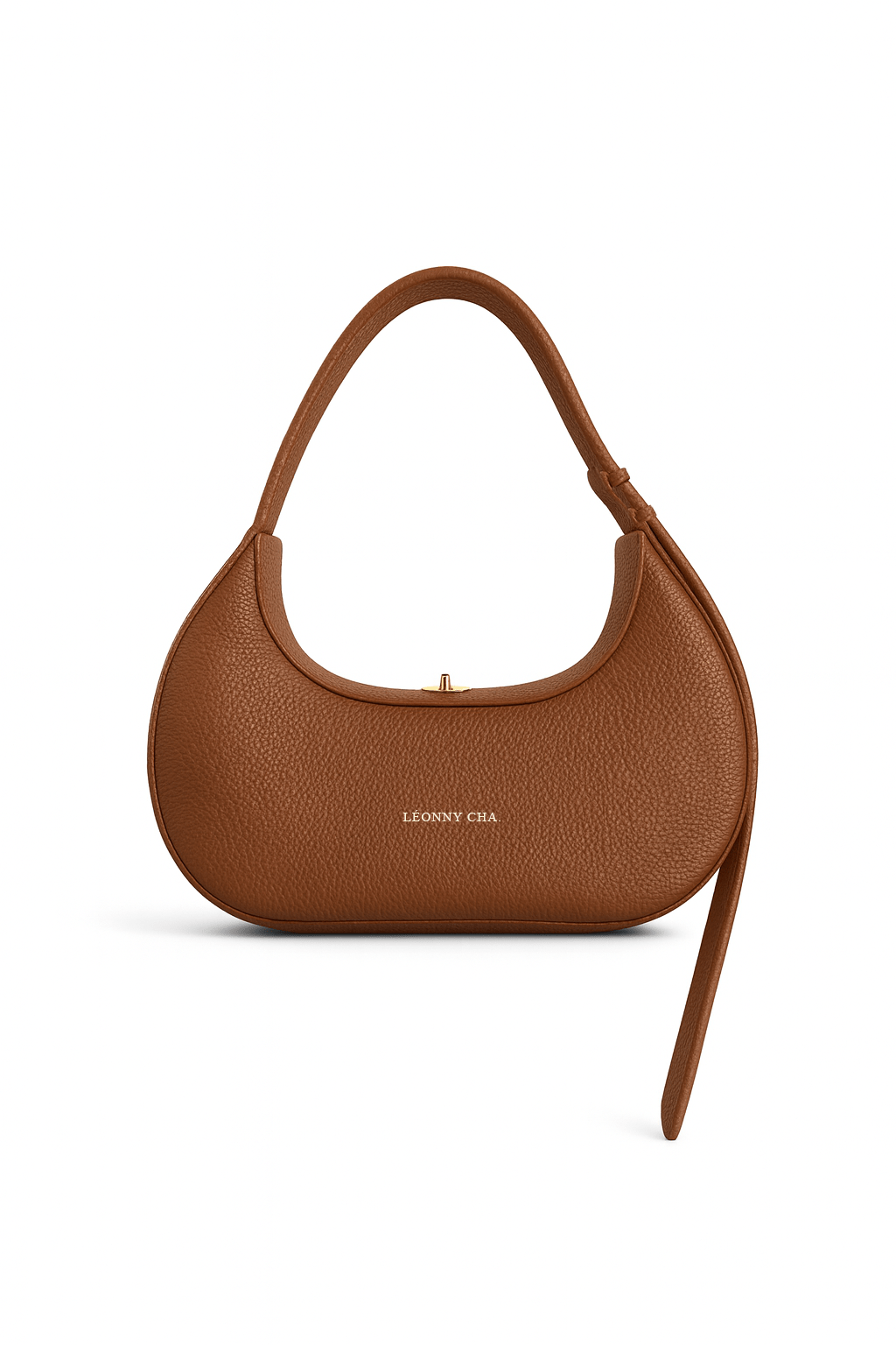 Le Dune – Sac demi - lune en cuir, élégant et artisanal, made in France - Léonny Cha