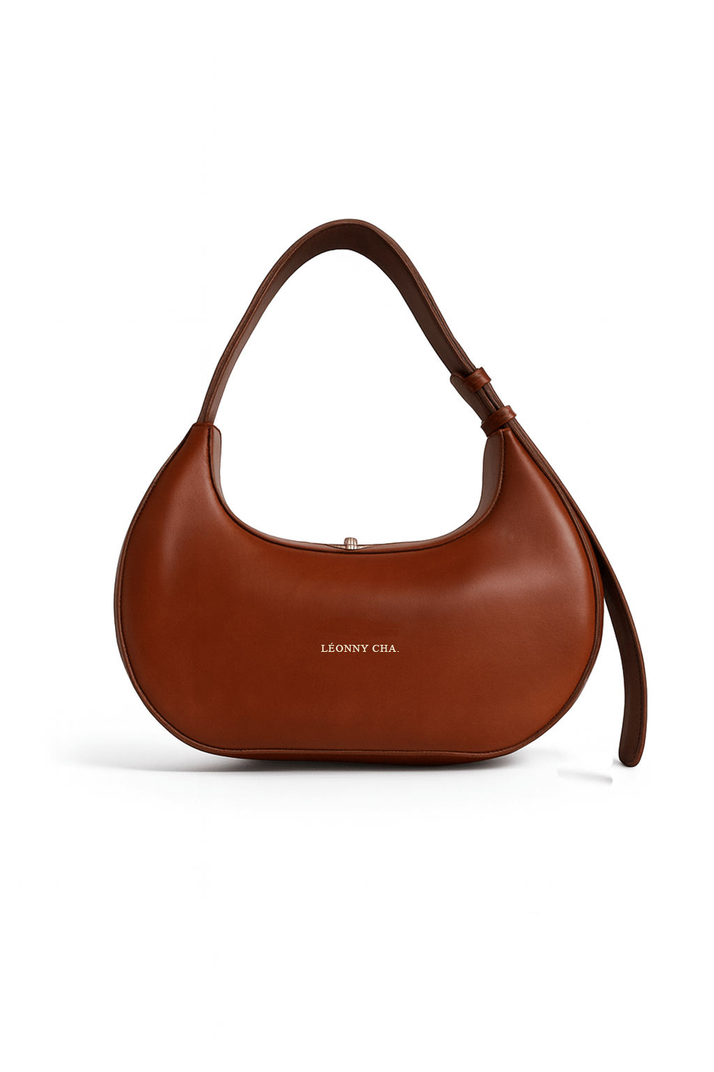 Le Dune – Sac demi - lune en cuir, élégant et artisanal, made in France - Léonny Cha