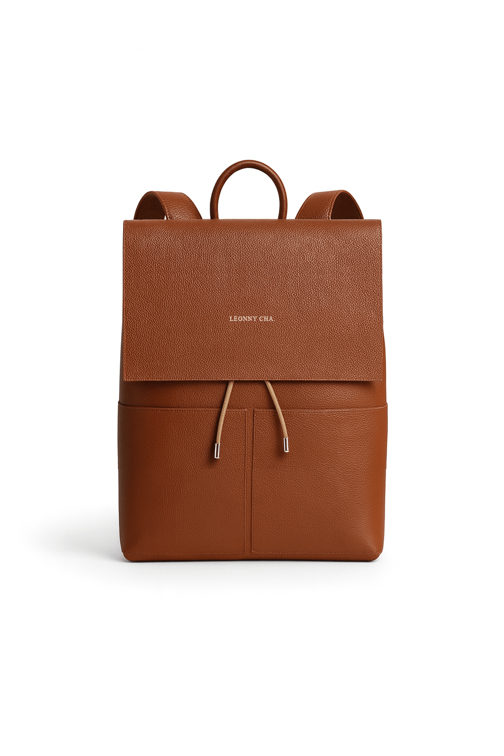 Le Flâneur – Sac à dos en cuir unisexe avec poches, fabrication artisanale française - Léonny Cha