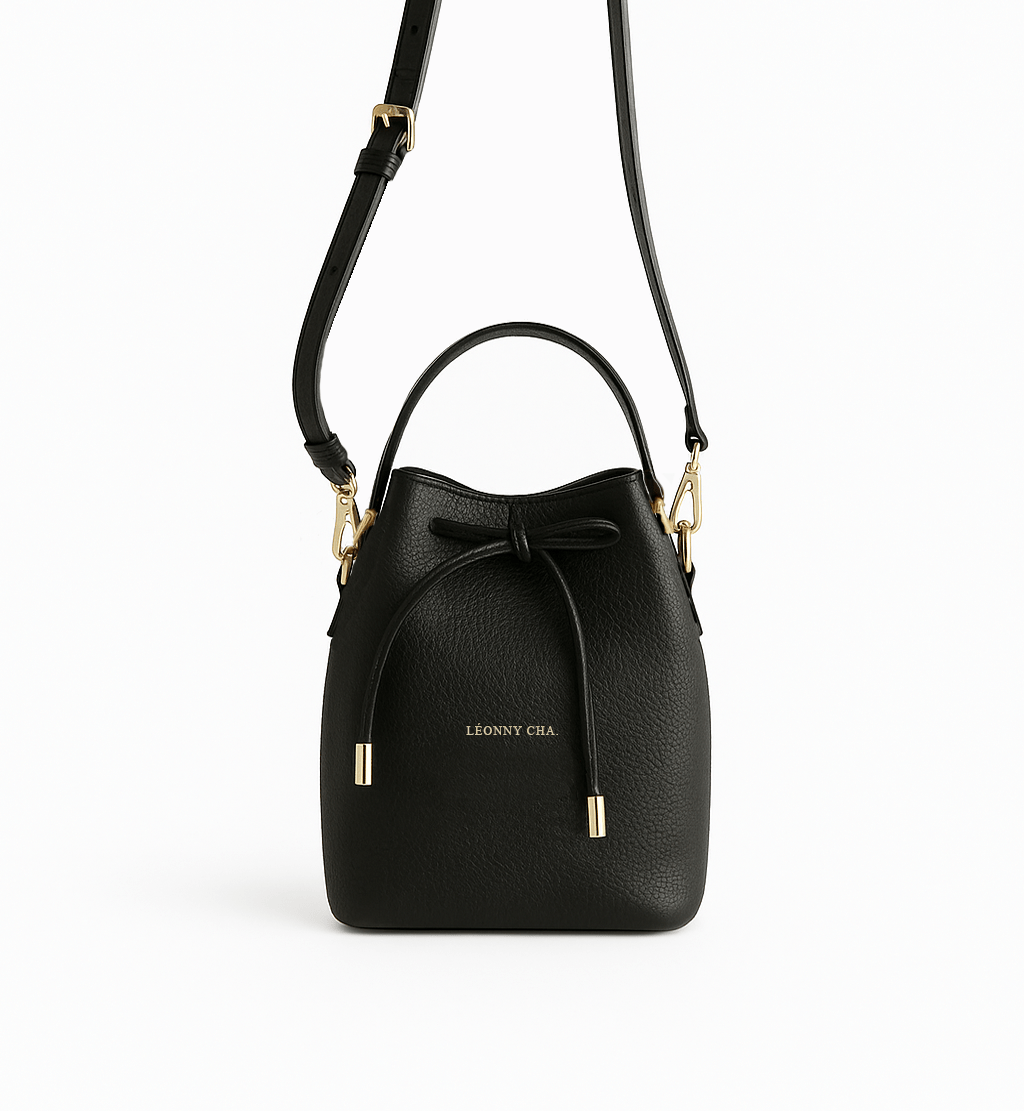 Le Précieux – Mini sac seau en cuir, format compact artisanal français - Léonny Cha